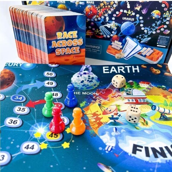 NEW QUOKKA Space Board Game Learning Family Fun - Picture 8 of 14